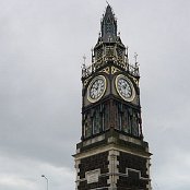 This clock tower was built to celebrate Queen Victoria's silver jubilee.